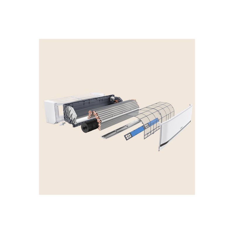 Инверторeн климатик Hitachi RAK-XJ50RHAE/RAC-XJ50WHAE airHome 800 WiFi, 18000 BTU, Клас A++ - Image 3